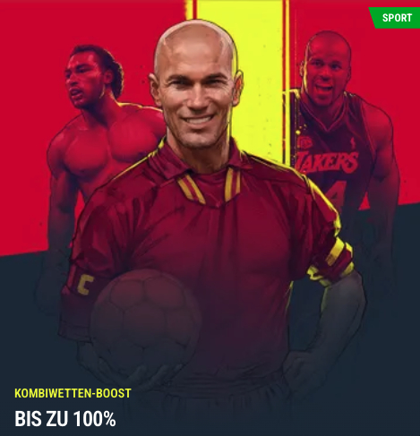 Rabona bietet einen Kombiwetten Boost für Sportwetten an