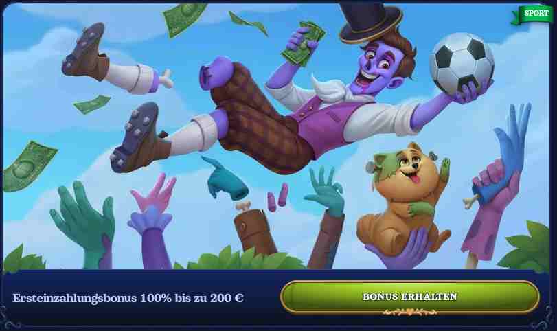 Willkommensbonus bei Casombie Sportwetten