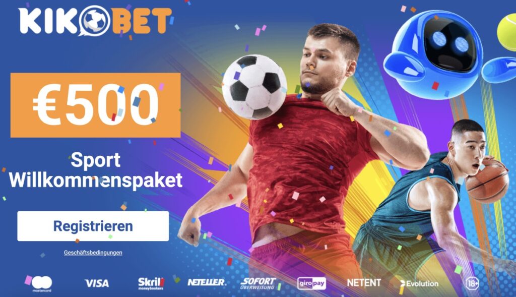 Kikobet Bonus für Neukunden im Bereich Sportwetten