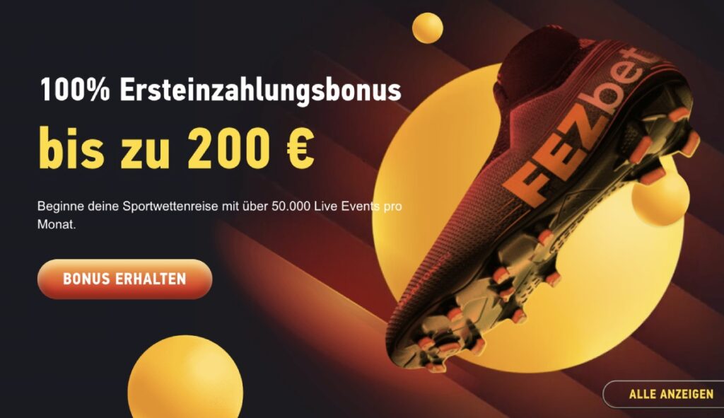 Fezbet Sportwetten Willkommensbonus