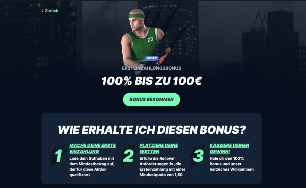 Willkommensbonus für Playzilla Sportwetten