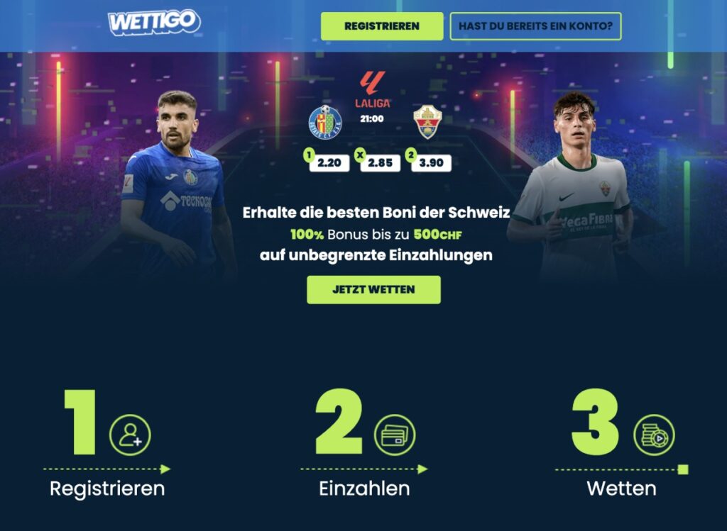 Bonus Screenshot von Wettigo Sportwetten