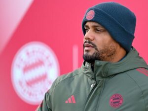 Spieler des FC Bayern München jubeln in einem Champions League Spiel