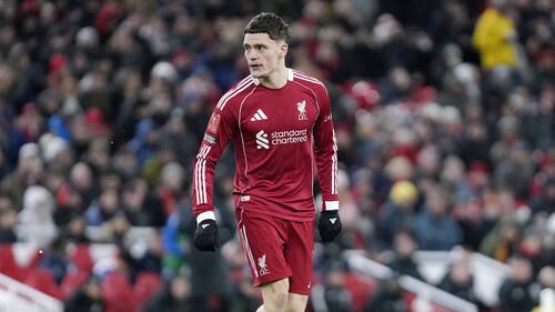 Florian Wirtz im Trikot des FC Liverpool während einer Spielszene in der Premier League