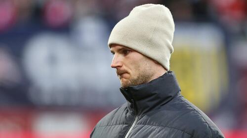 Timo Werner im Trikot von RB Leipzig winkt zum Abschied vor seinem Wechsel in die MLS