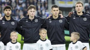 U21-Nationalspieler Nicolò Tresoldi in Aktion auf dem Fußballplatz