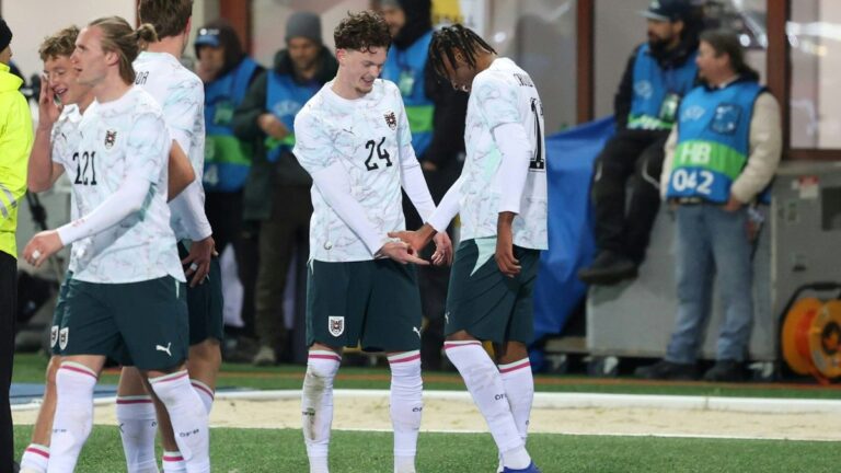 Paul Wanner im Trikot der österreichischen Nationalmannschaft im Länderspiel gegen Ghana