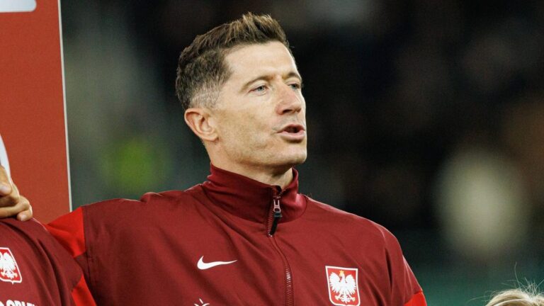 Robert Lewandowski im Trikot der polnischen Nationalmannschaft
