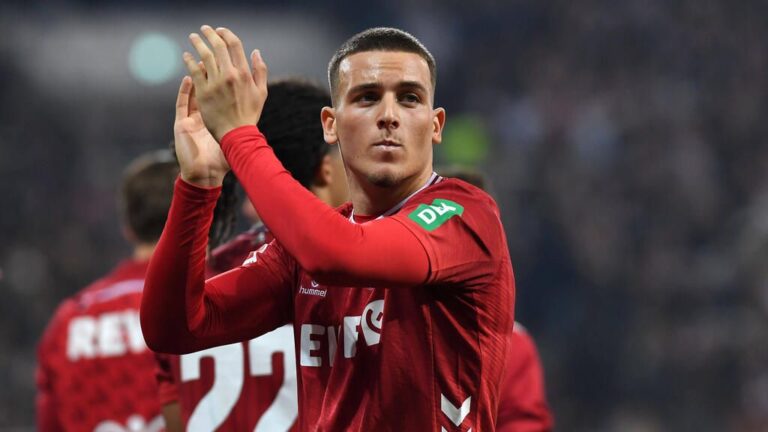 Said El Mala im Trikot des 1. FC Köln auf dem Spielfeld