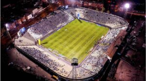 Das Estadio Alejandro Villanueva in Lima, die Heimspielstätte des peruanischen Fußballvereins Alianza Lima.