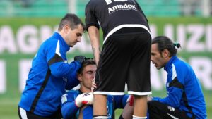 Torhüter Jonathan Klinsmann im Trikot des italienischen Zweitligisten AC Cesena