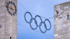 Das Berliner Olympiastadion bei Sonnenschein als mögliches Zentrum der geplanten Olympischen Sommerspiele in Deutschland.