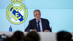 Collage aus Real-Präsident Florentino Pérez, Erling Haaland und Startrainer Jürgen Klopp.