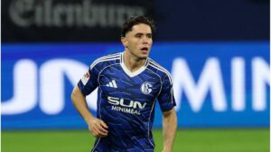 Porträt von Soufiane El-Faouzi (Schalke 04) und Ayoube Amaimouni-Echghouyab (Eintracht Frankfurt)