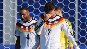 Ein sichtlich enttäuschter Kai Havertz im Deutschland-Trikot nach dem verlorenen Elfmeterschießen gegen Paraguay.