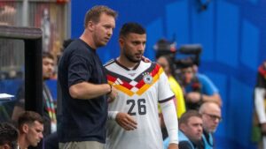Deniz Undav bejubelt als Einwechselspieler der deutschen Nationalmannschaft ein Tor bei der Weltmeisterschaft.