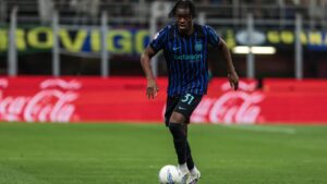 Innenverteidiger Yann Bisseck im Trikot von Inter Mailand