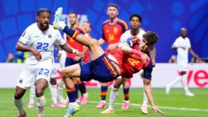 Enttäuschte spanische Nationalspieler nach dem torlosen Remis gegen Kap Verde bei der Weltmeisterschaft 2026