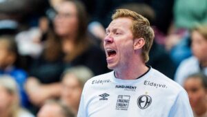 Börge Lund, der neue Cheftrainer des THW Kiel, in der Handball-Halle