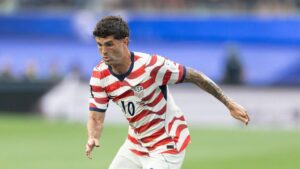US-Nationalspieler bejubeln ein Tor bei der Weltmeisterschaft