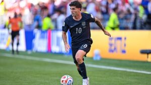 Ein enttäuschter Christian Pulisic im Trikot der USA nach dem WM-Aus