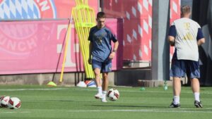 Bryan Zaragoza im Trikot des FC Bayern München