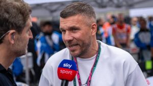 Lukas Podolski im DFB-Trikot
