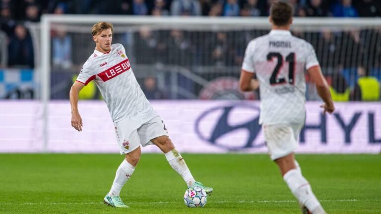 Spieler des VfB Stuttgart und von Atlético Madrid in der Champions League
